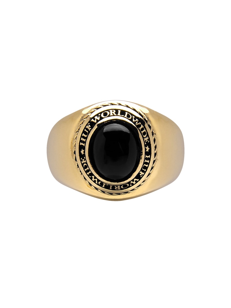 HUF PLANTLIFE RING シルバー　サイズM Shop HUF Plantlife Ring (silver) online | skatedeluxe