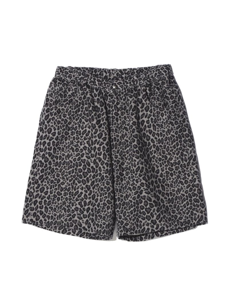 MANASTASH MANASTASH/マナスタッシュ/HEMP TWILL SHORT LEOPARD マナスタッシュ パンツ その他のパンツ ブラウン ブラック【送料無料】