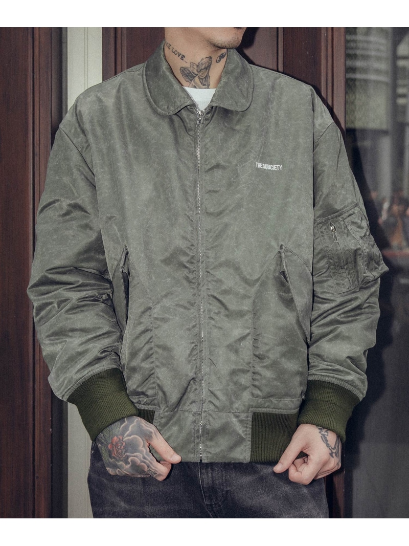 【SALE／40%OFF】Subciety CWU-36P サブサエティ ジャケット・アウター ミリタリー上衣 黒いこと 緑であること【RBA_E】【貨物輸送無料】