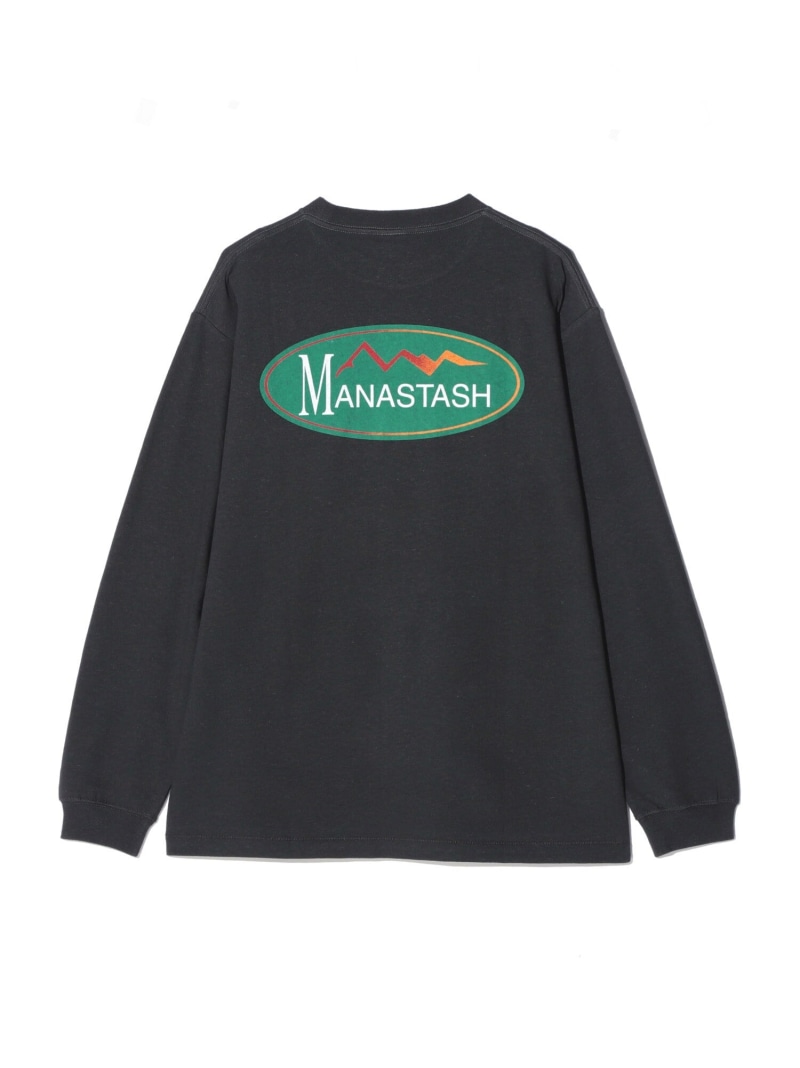 MANASTASH MANASTASH/マナスタッシュ/HEMP L/S TEE ORIGINAL LOGO マナスタッシュ トップス カットソー・Tシャツ ブラック【送料無料】｜ Fashion Men 8,470円