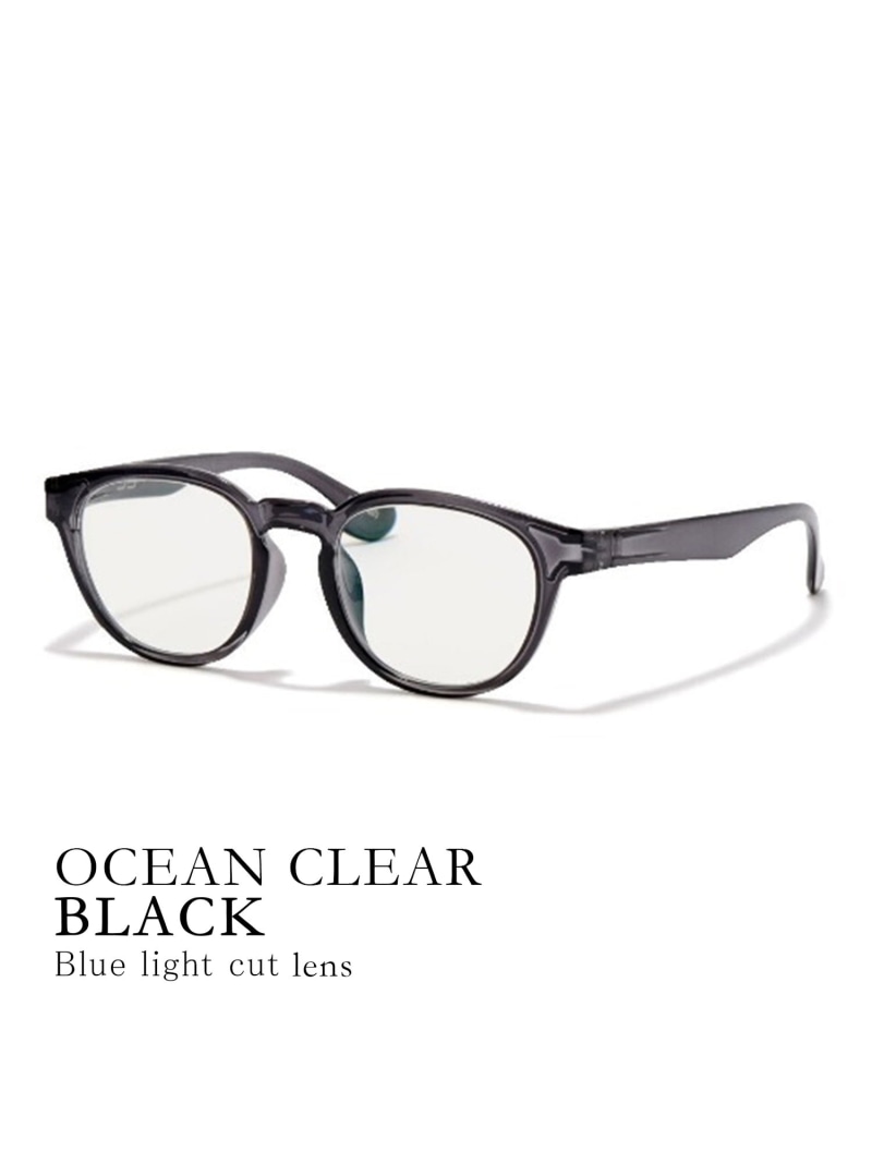 jugaad14 jugaad14/OCEAN CLEAR blue light cut ブルーライトカットユニセックス  差し上げ物 差し上げ物 セットアップ七つ 流行り物雑貨 眼鏡 赤いこと 黒いこと 赤銅色 薄墨色【貨物輸送無料】
