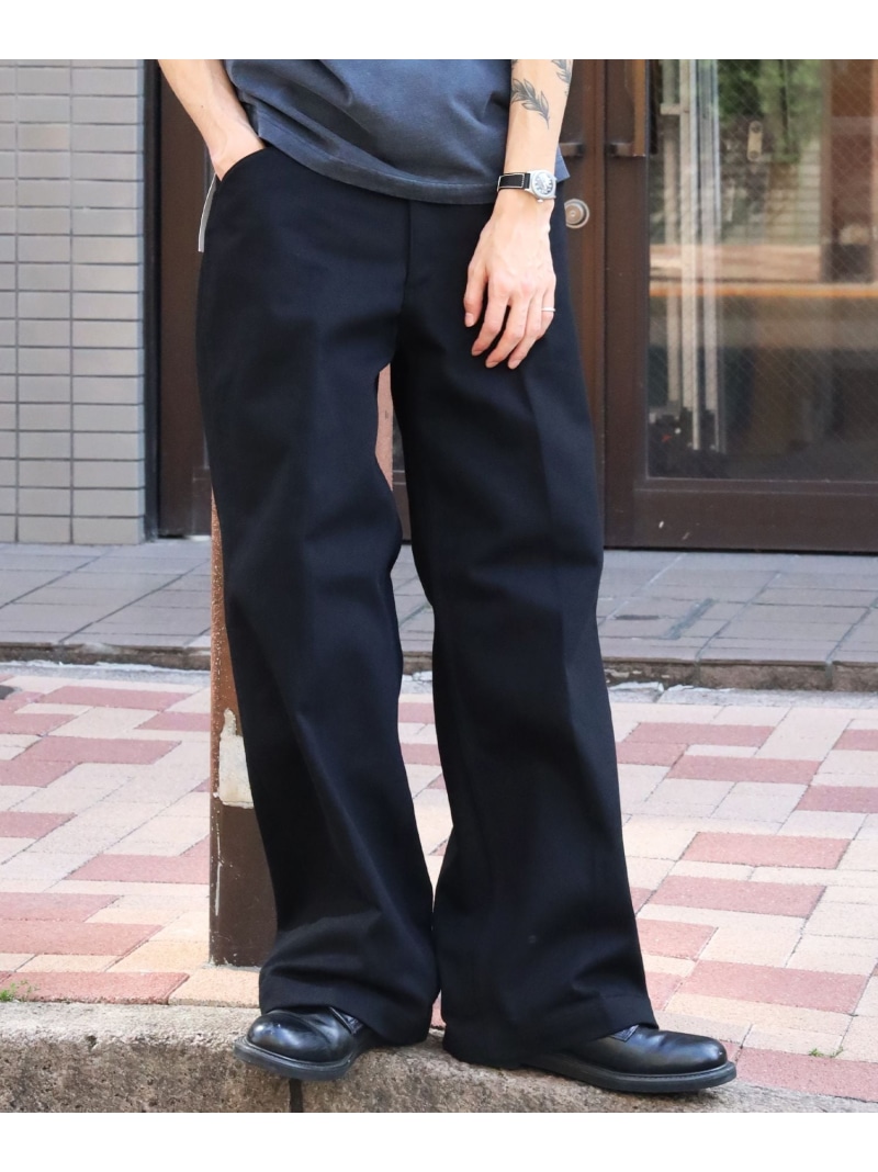 BEN DAVIS / WHITE LABEL EXTRA WIDE C-PANTS ナバル パンツ その他のパンツ ブラック ホワイト ネイビー ブラウン グレー ベージュ【送料無料】| Fashion Men