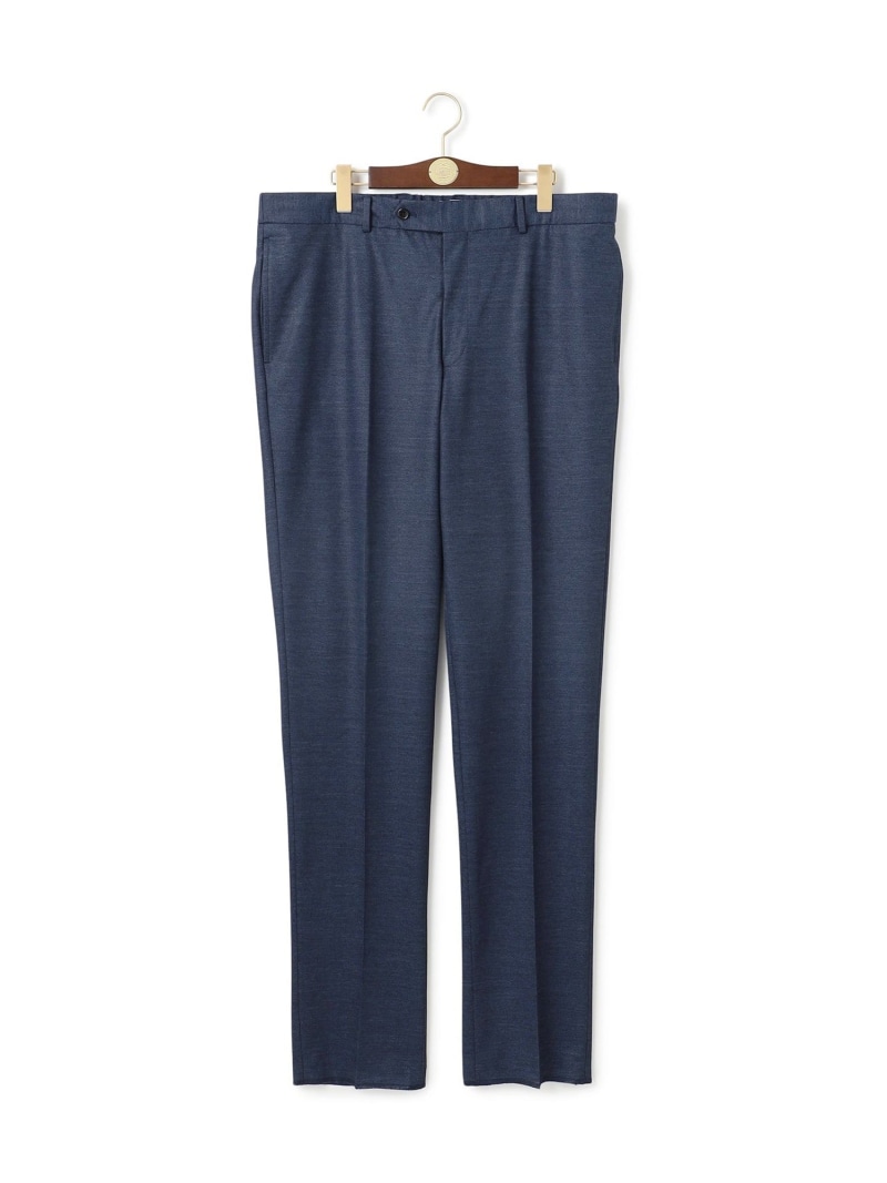 J.PRESS 【KING SIZE / J.PRESS-POOL WOOL】ジャージーセットアップ スラックス_25年モデル ジェイプレス パンツ スラックス・ドレスパンツ ネイビー【送料無料】｜ Fashion Men