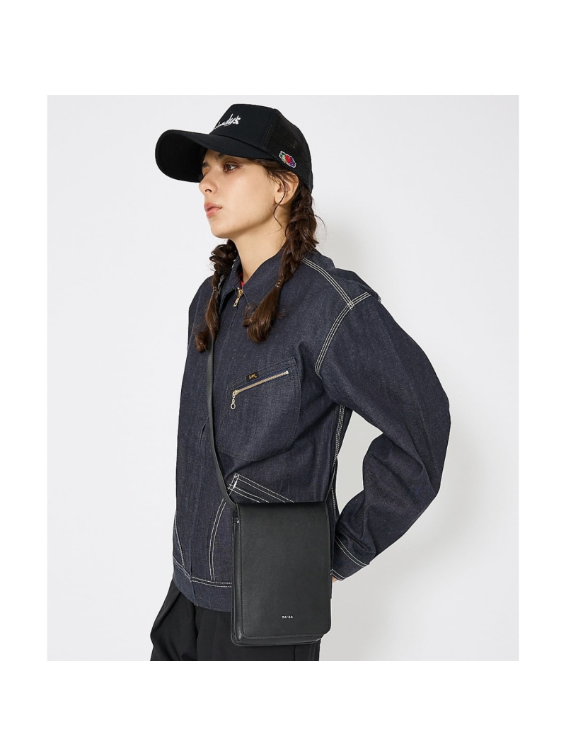 ABAHOUSE LASTWORD 【YArKA/ヤーカ】 real leather box flap should アバハウス バッグ ショルダーバッグ ブラック【送料無料】| Fashion Men