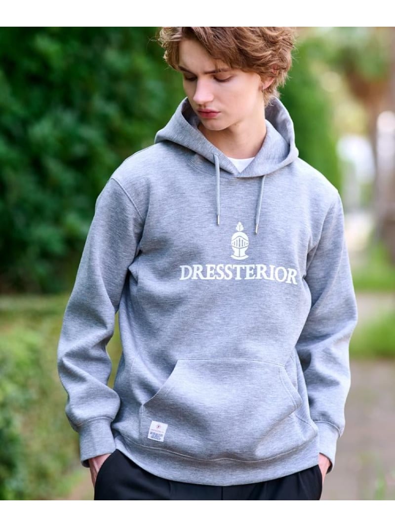 【SALE／20%OFF】DRESSTERIOR ストレッチポンチ フーディ ドレステリア トップス パーカー・フーディー ネイビー グレー ブラック【RBA_E】【送料無料】