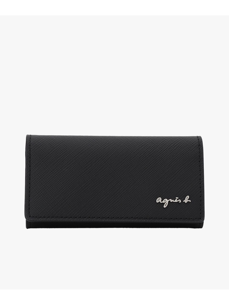 agnes b. VOYAGE レザーキーケース"Simon" MH18-03 アニエスベー 財布・ポーチ・ケース その他の財布・ポーチ・ケース ブラック【送料無料】｜ Fashion Men