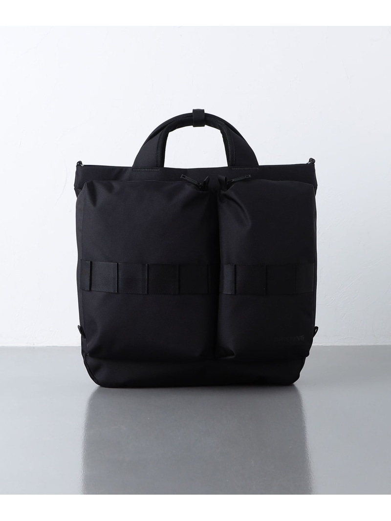 UNITED ARROWS BRIEFING SW FLYERS HELMET BAG/3WAY 御徒面子 ユナイテッドアローズ 御徒面子 トートバッグ 黒いこと【貨物輸送無料】