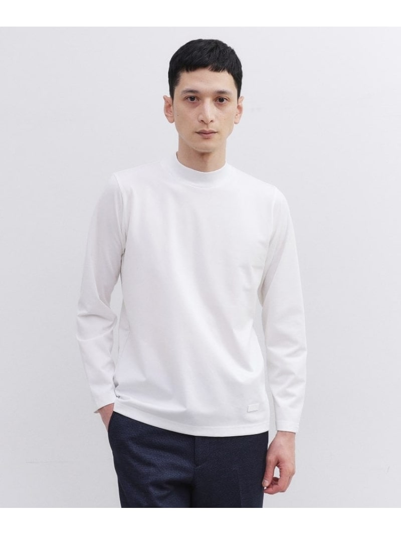 【SALE／30%OFF】TAKEO KIKUCHI ハイゲージ モクロディ モックネック タケオキクチ トップス カットソー・Tシャツ ネイビー グレー ホワイト【RBA_E】【送料無料】