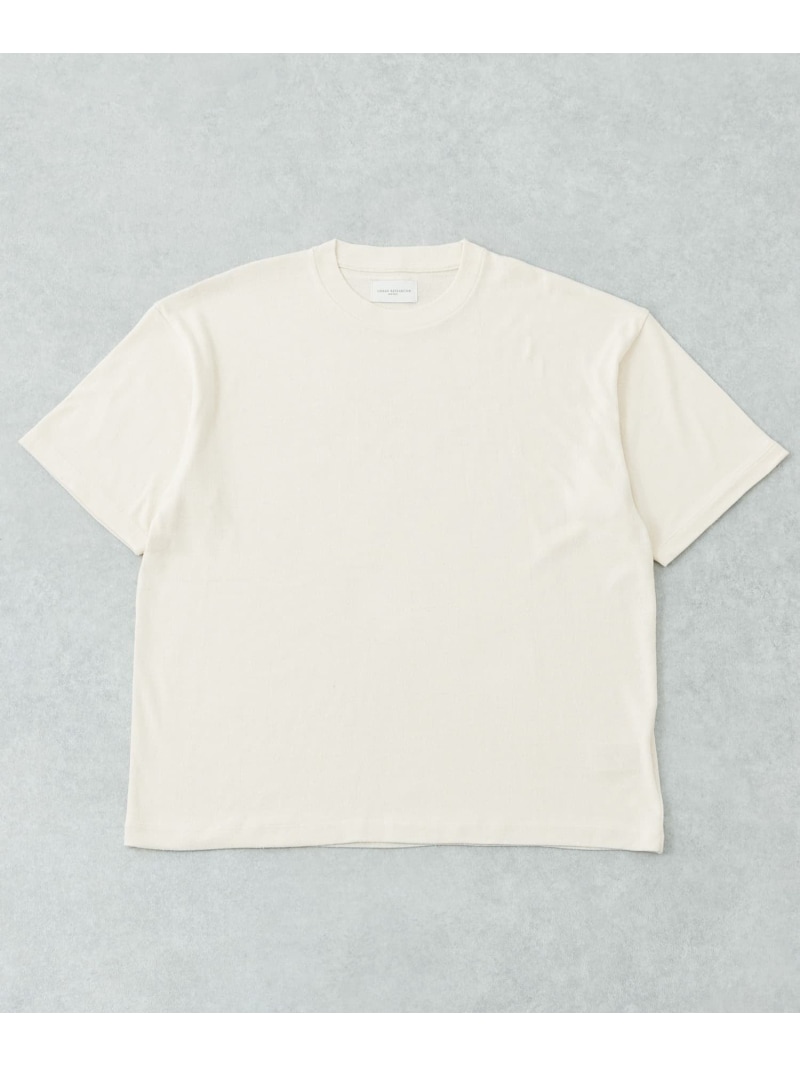 URBAN RESEARCH new basic SILK NEP T-SHIRTS アーバンリサーチ トップス カットソー・プルオーバー 黒いこと 白いこと【貨物輸送無料】