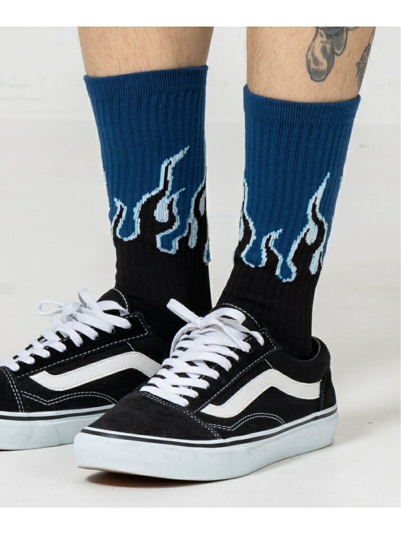 Xlarge Flame Socks ファッショングッズ エクストララージ ソックス