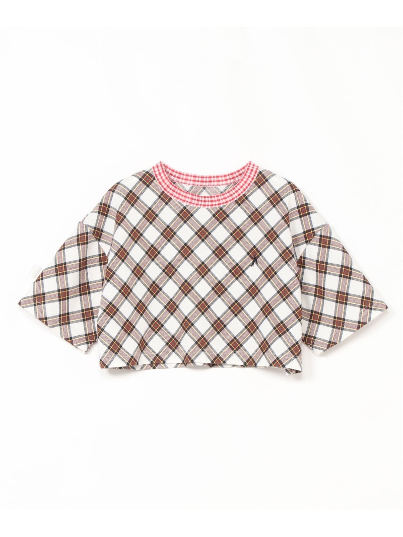 MEGMIURA WARDROBE (U)Check Tee メグミウラ トップス カットソー・Tシャツ ホワイト【送料無料】
