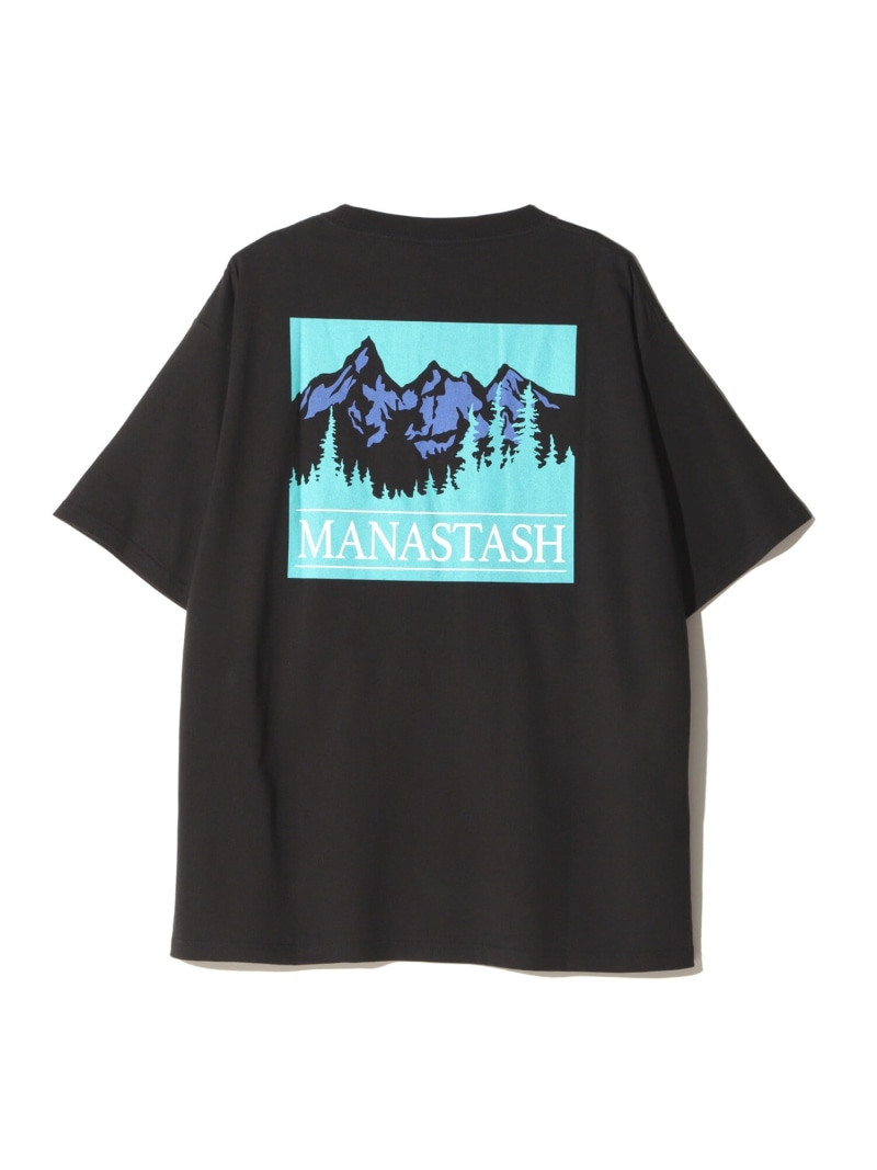 MANASTASH MANASTASH/マナスタッシュ/CiTee OLD TIME マナスタッシュ トップス カットソー・Tシャツ パープル ホワイト ブラック【送料無料】