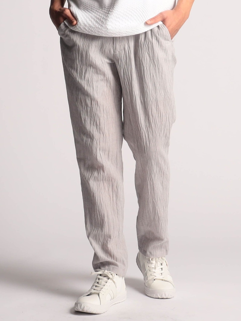 【SALE／50%OFF】NICOLE CLUB FOR MEN エステルクレープイージーパンツ ニコル パンツ その他のパンツ ネイビー グレー ブラック【RBA_E】【送料無料】