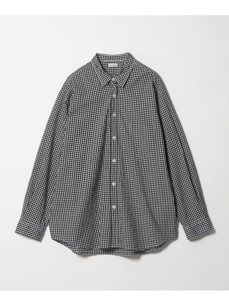 Steven Alan ＜Steven Alan＞ リバティ ギンガムチェック リバースシーム シャツ LOOSE ビューティー＆ユース　ユナイテッドアローズ トップス シャツ・ブラウス イエロー ブラック【送料無料】