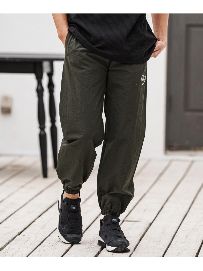 felkod mp13322- Cotton Nylon Track Pants トラックパンツ カンビオ パンツ その他のパンツ ブラック【送料無料】