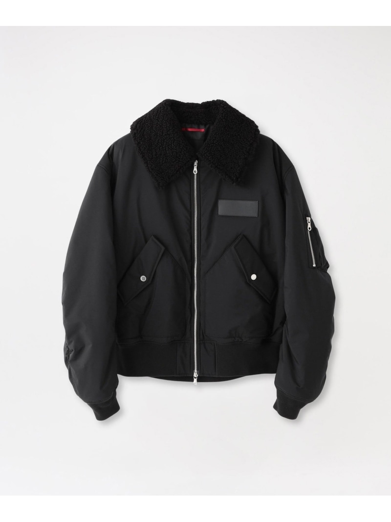 【SALE／30%OFF】LOVELESS BLACK OF BLACKs ボアコンビフライトブルゾン ラブレス ジャケット・アウター ブルゾン・ジャンパー ブラック【RBA_E】【送料無料】｜ Fashion Men