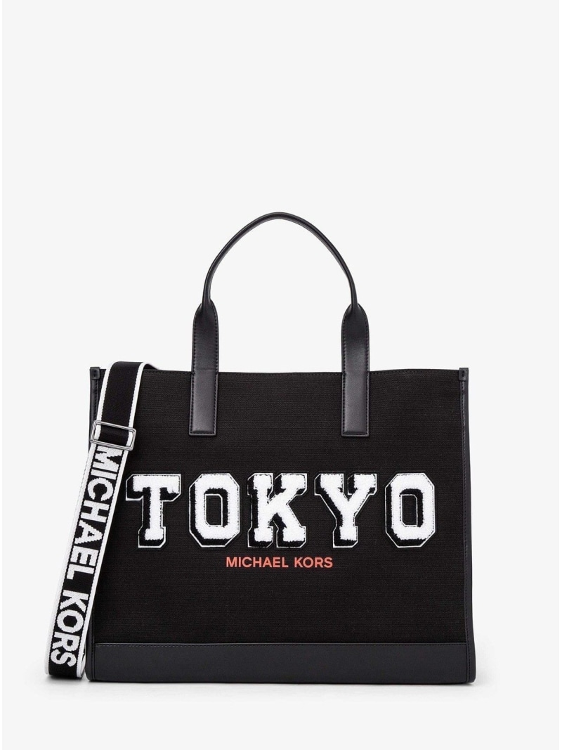 【SALE/82%OFF】MICHAEL KORS 【日本限定】TOKYO COOPER ストラクチャー トート ウィズ ストラップ マイケルコース マイケル・コース バッグ トートバッグ ブラック【RBA_E】【送料無料】| Fashion Men