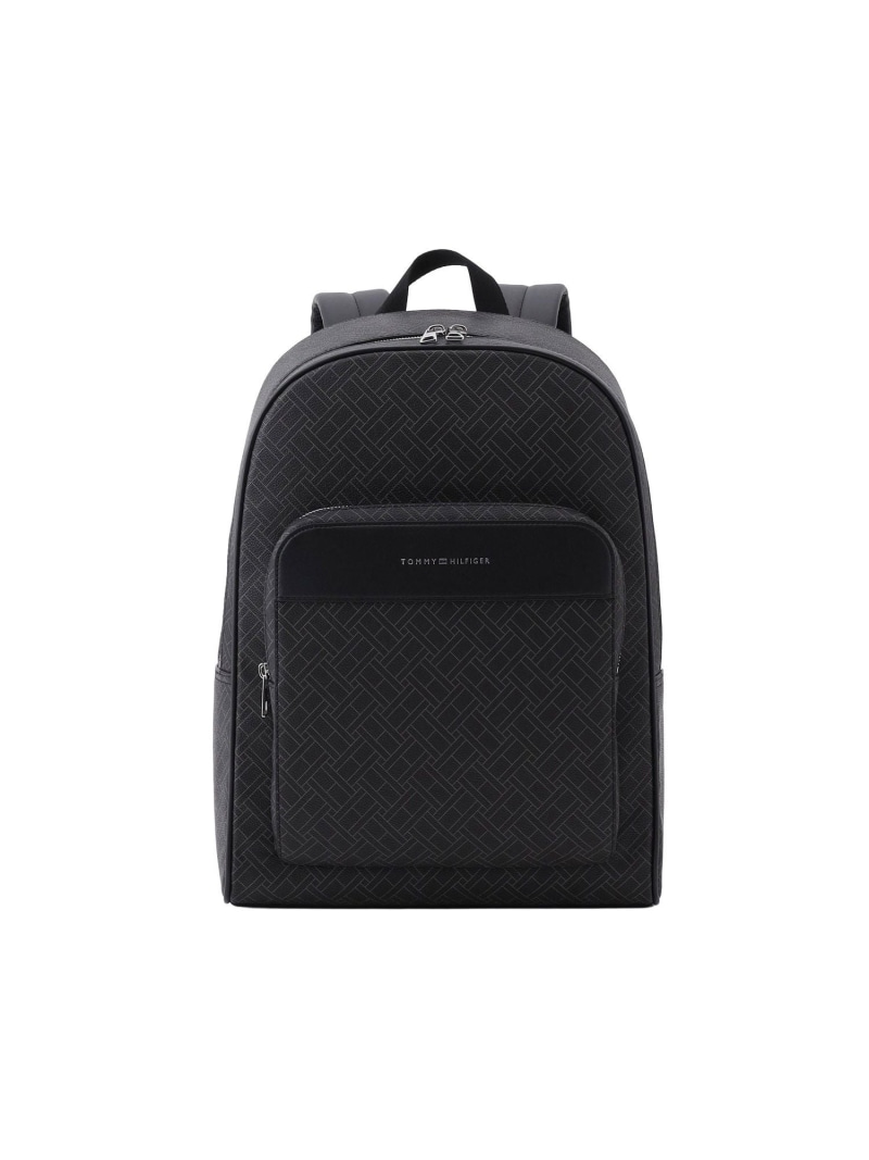 TOMMY HILFIGER フラッグモノグラムバックパック 26SS トミーヒルフィガー バッグ リュック・バックパック ブラック ブルー【送料無料】