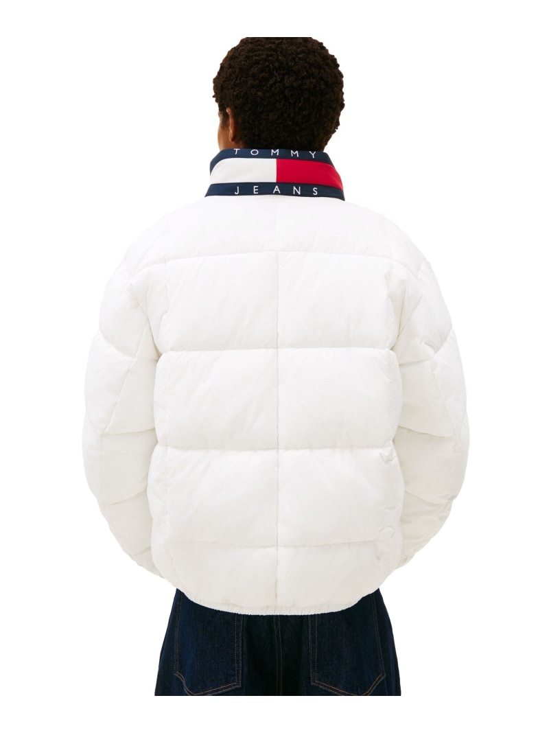 【SALE／40%OFF】TOMMY JEANS DNAカラーパッファジャケット トミーヒルフィガー ジャケット・アウター ダウンジャケット・ダウンベスト ネイビー ホワイト【RBA_E】【送料無料】