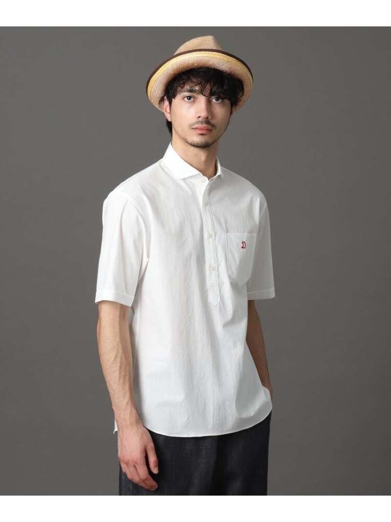 日本製 Dressterior プルオーバーショートスリーブシャツ ドレステリア ワンピース チュニック ホワイト ブラック 定番のお歳暮 冬ギフト Aqsasport Org