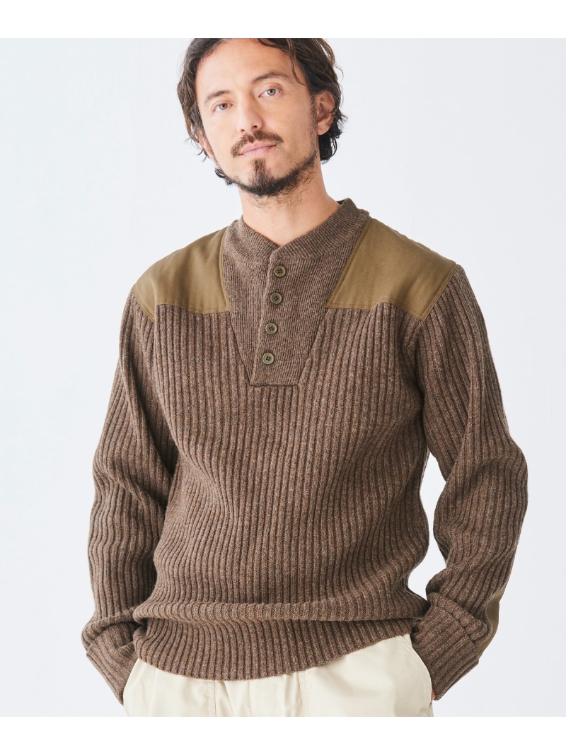 L.L.Bean コマンド・セーター、ヘンリー 米国フィット・レギュラー エルエルビーン トップス その他のトップス ネイビー ブラウン グレー ブラック【送料無料】