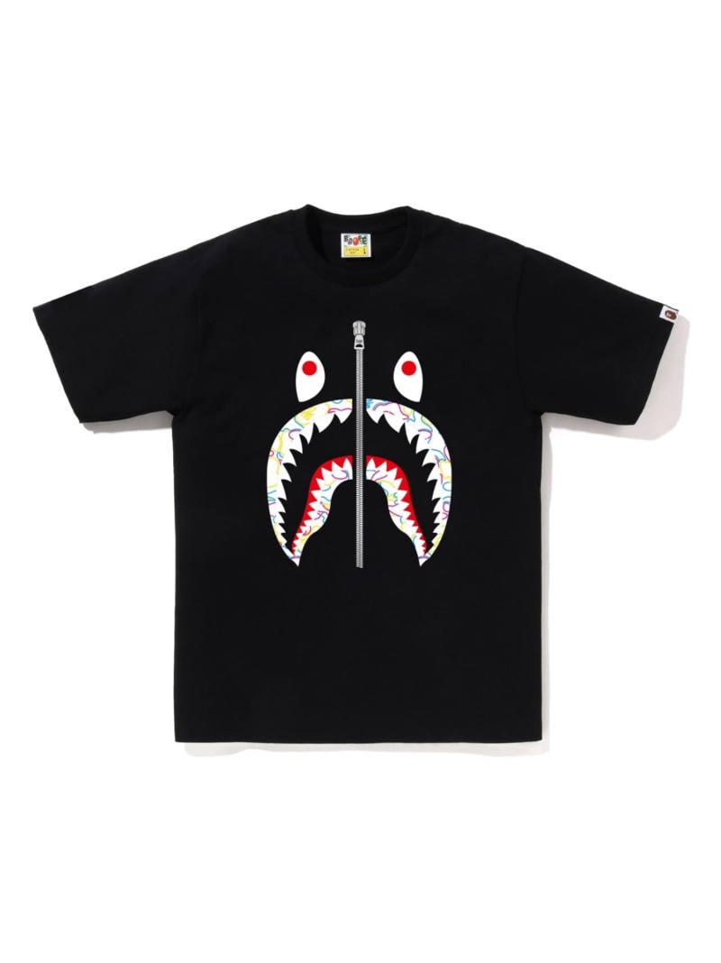 送料込！A BATHING APE エイプ WGM SHARK Tシャツ ブラック S 楽天市場】A BATHING APE(エイプ)xSESAME STREET（セサミ