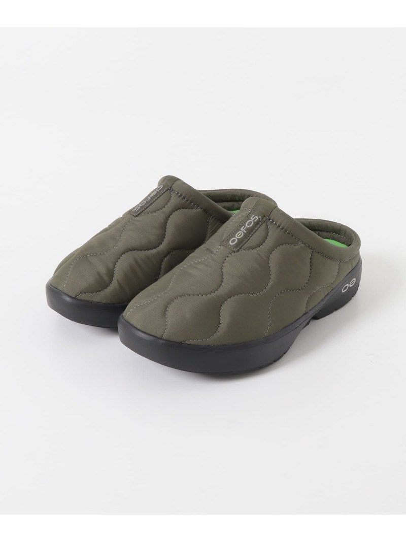 URBAN RESEARCH DOORS OOFOS OOcOOzie Thermo Mule アーバンリサーチドアーズ シューズ・靴 サンダル ホワイト ブラック【送料無料】｜ Fashion Men