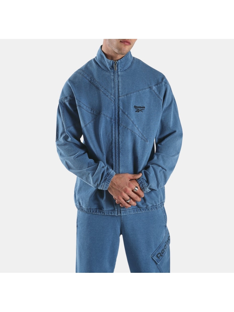 Reebok ベクターアイコン トラックジャケット / STREET SPORT VECTOR ICON TRACK JACKET リーボック ジャケット・アウター その他のジャケット・アウター ブルー【送料無料】