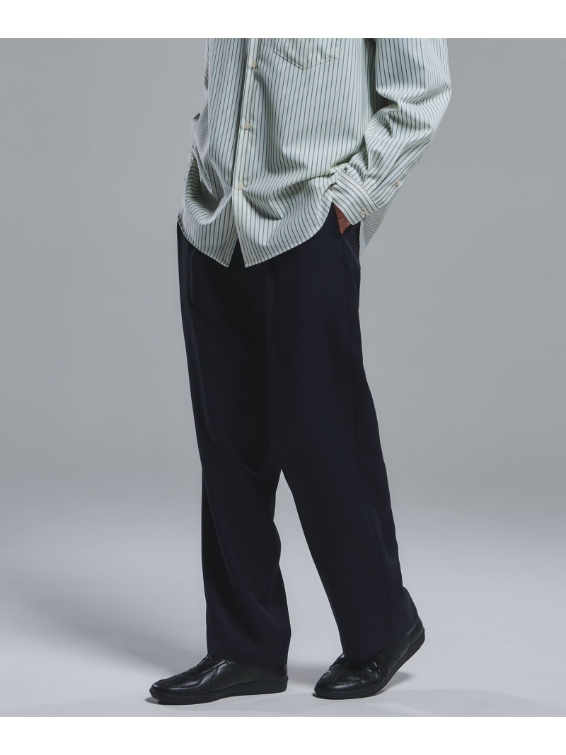 【SALE／10%OFF】UNITED ARROWS green label relaxing FINE ベーシック トリアセテート 羊毛  2P 広広とした スラックス ズボン下 W4 ユナイテッドアローズ グリーンレーベルリラクシング ズボン下 スラックス・お召しものズボン下 赤銅色 米国海軍【RBA_E】【貨物輸送無料】