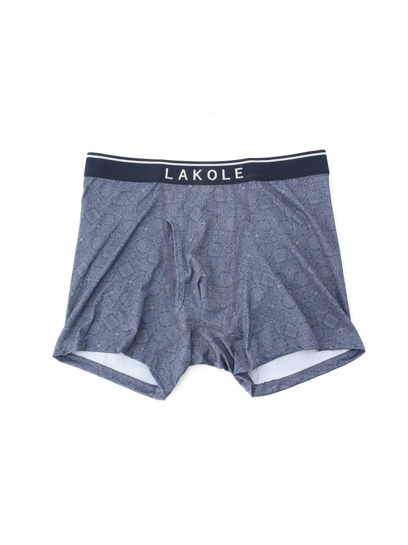 Lakole M インナー Peペイズリーボクサー ラコレ ナイトウェア