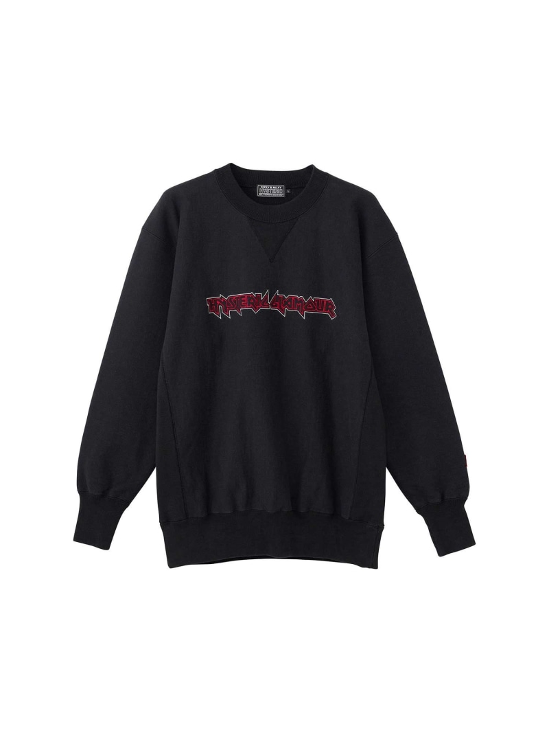 HYSTERIC GLAMOUR MAIDEN LOGO刺繍 スウェット ヒステリックグラマー トップス スウェット・トレーナー グレー グリーン ブラック【送料無料】