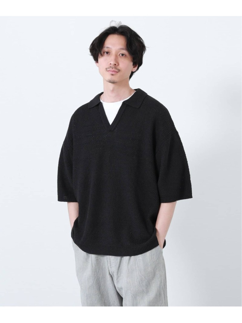 Journal Standard J S Homestead Linen Mix Tape Yarn 編物 スキッパーシャツ 逐次刊行物 基準 ニット ニットその他 銅色 貨物輸送無料 Journal Standard メンズ ニット ジャーナル スタンダード Journal Standard J S Homestead Damienrice Com