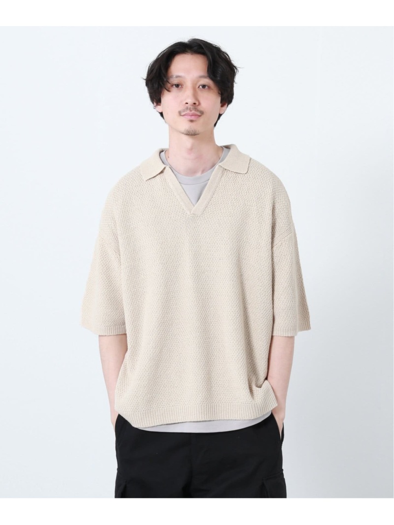 Journal Standard J S Homestead Linen Mix Tape Yarn 編物 スキッパーシャツ 逐次刊行物 基準 ニット ニットその他 銅色 貨物輸送無料 Journal Standard メンズ ニット ジャーナル スタンダード Journal Standard J S Homestead Damienrice Com