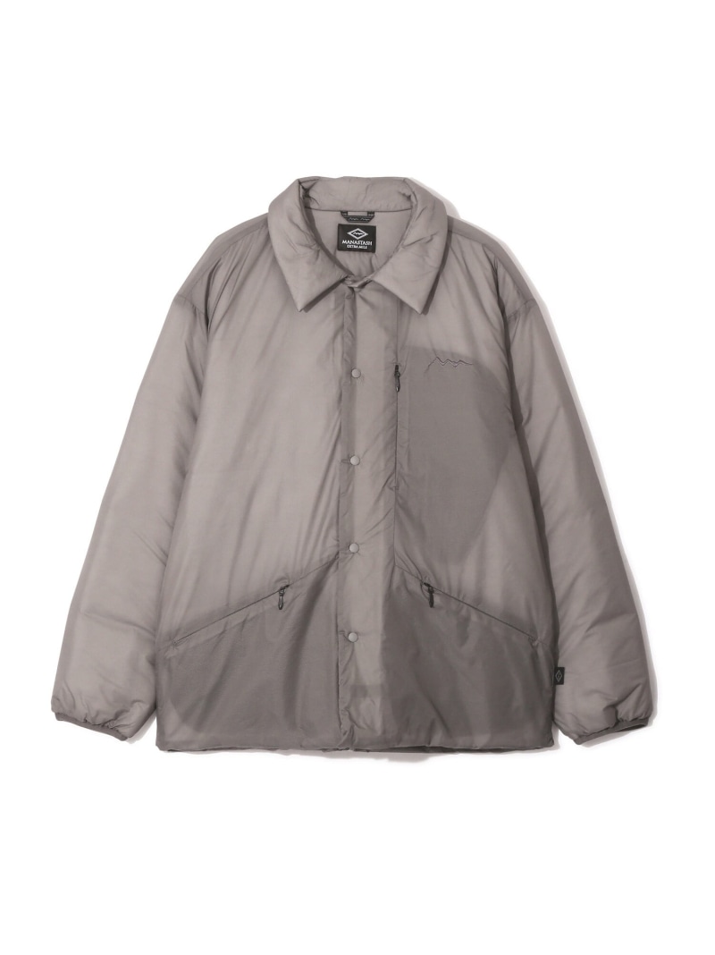 MANASTASH MANASTASH/マナスタッシュ/EXTRA MILE PADDED COACHES JACKET マナスタッシュ ジャケット・アウター ブルゾン・ジャンパー グレー ブラック グリーン【送料無料】