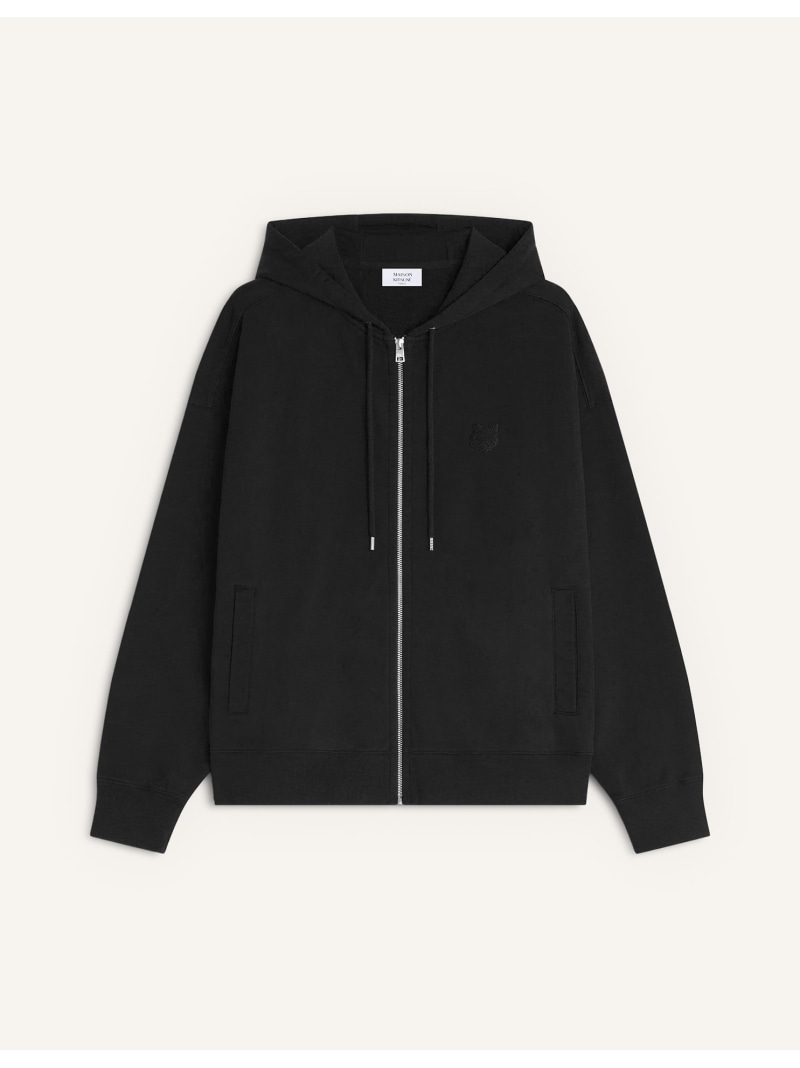 Maison Kitsune Maison Kitsune/(M)FOX HEAD ZIPPED OVERSIZE HOODIE メゾン キツネ トップス パーカー・フーディー グレー ネイビー ブラック【送料無料】