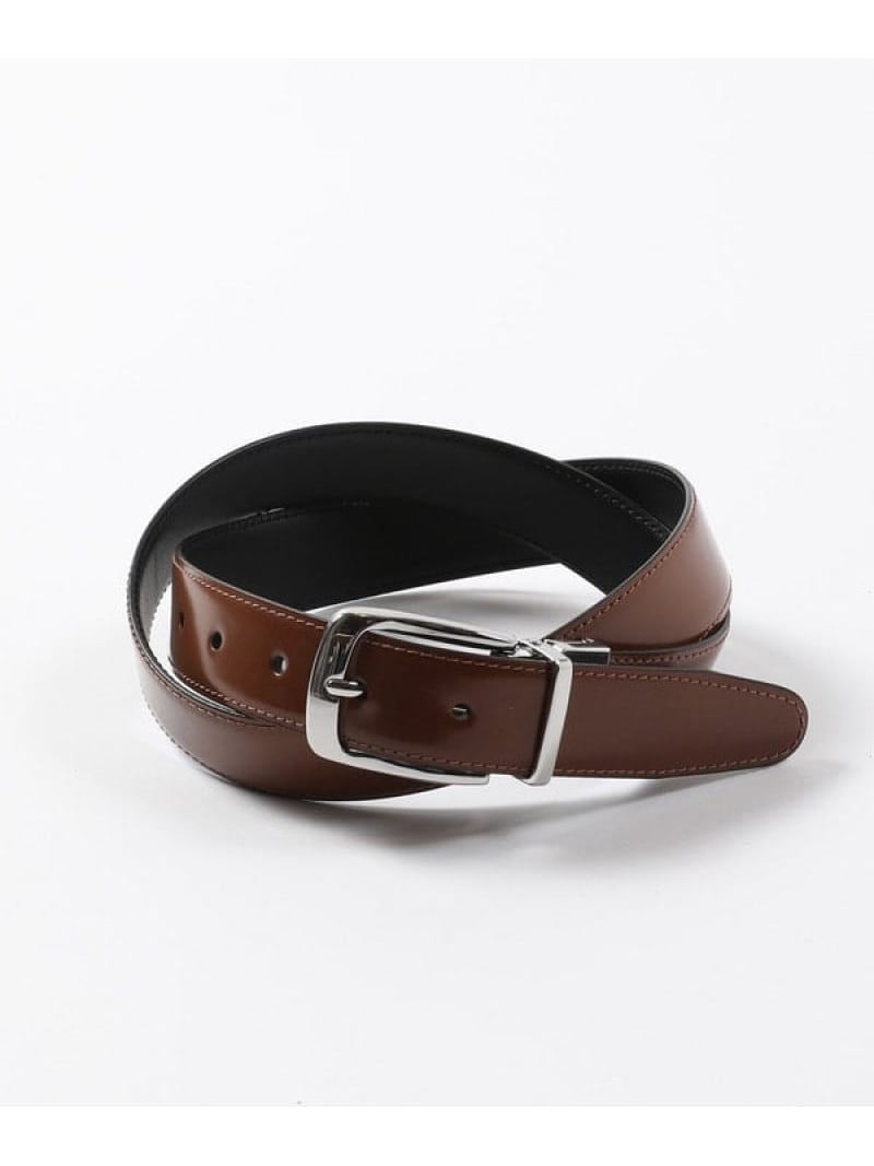 MEN'S BIGI アドバンレザードレスベルト メンズ ビギ ファッション雑貨 ベルト ネイビー ブラウン レッド【送料無料】
