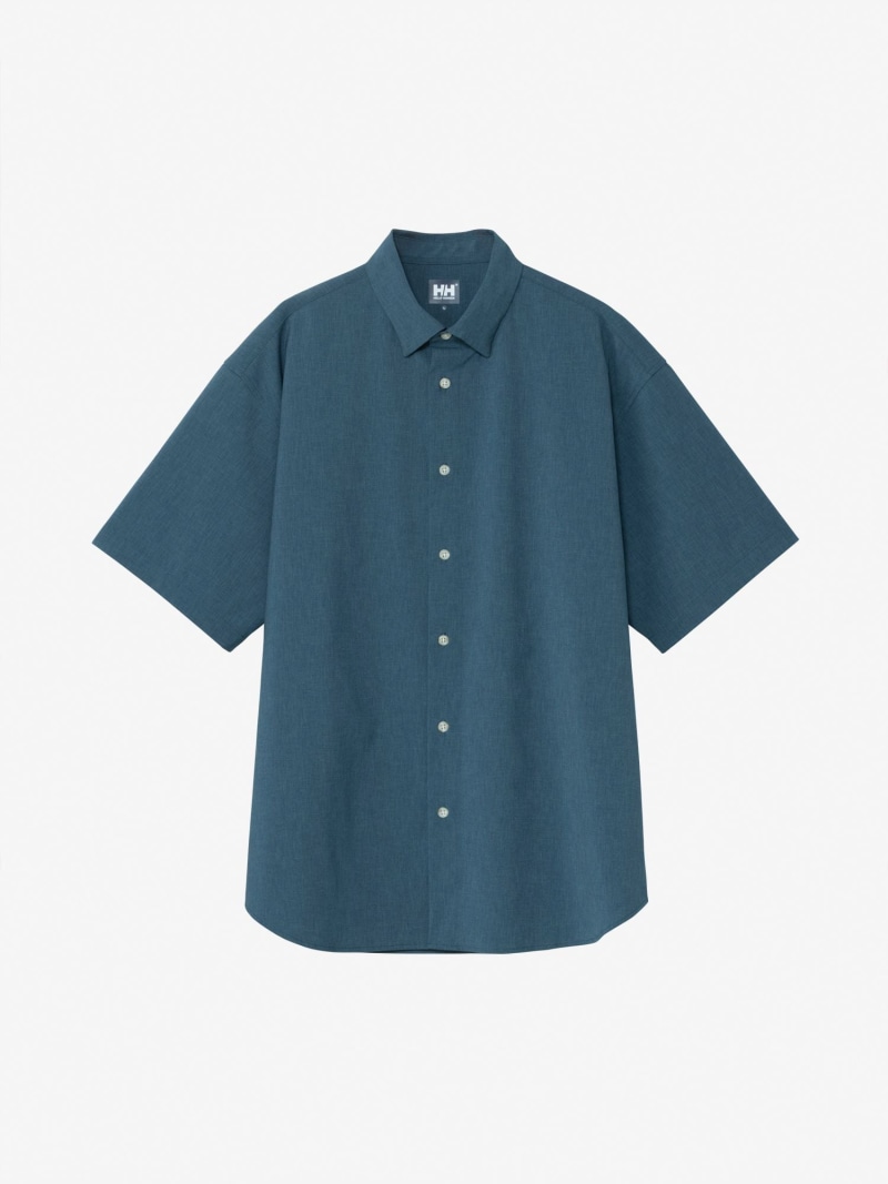 【SALE／30%OFF】HELLY HANSEN 【公式】ショートスリーブ スティルヴィンドシャツ(ユニセックス) ヘリーハンセン トップス ポロシャツ ブラック【RBA_E】【送料無料】