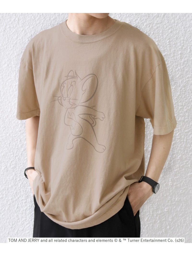SHIPS any GOOD ROCK SPEED:＜洗濯機可能＞キャラクター グラフィック プリント Tシャツ◇ シップス トップス カットソー・Tシャツ ブルー ブラック ベージュ【送料無料】