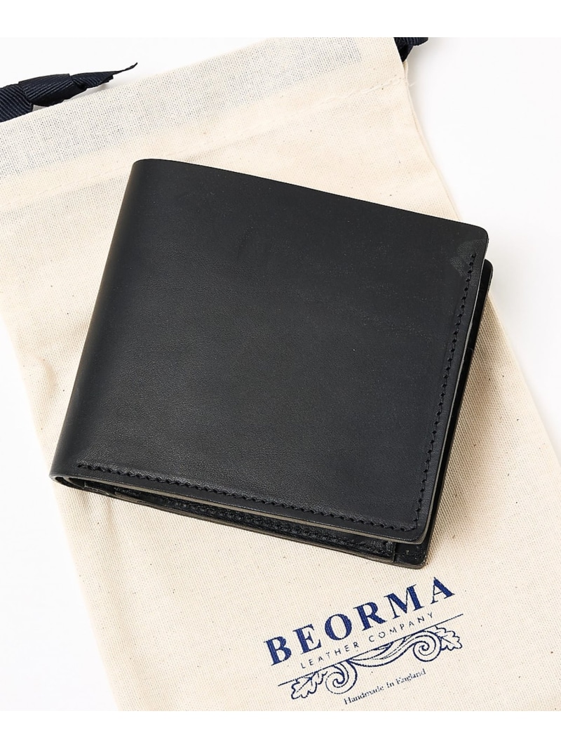 ABAHOUSE LASTWORD 【BEORMA/ベオーマ】二つ折りウォレット /銭入れ S0100 アバハウス 流行り物雑貨 余分の物の流行り物雑貨 黒いこと 赤銅色【貨物輸送無料】