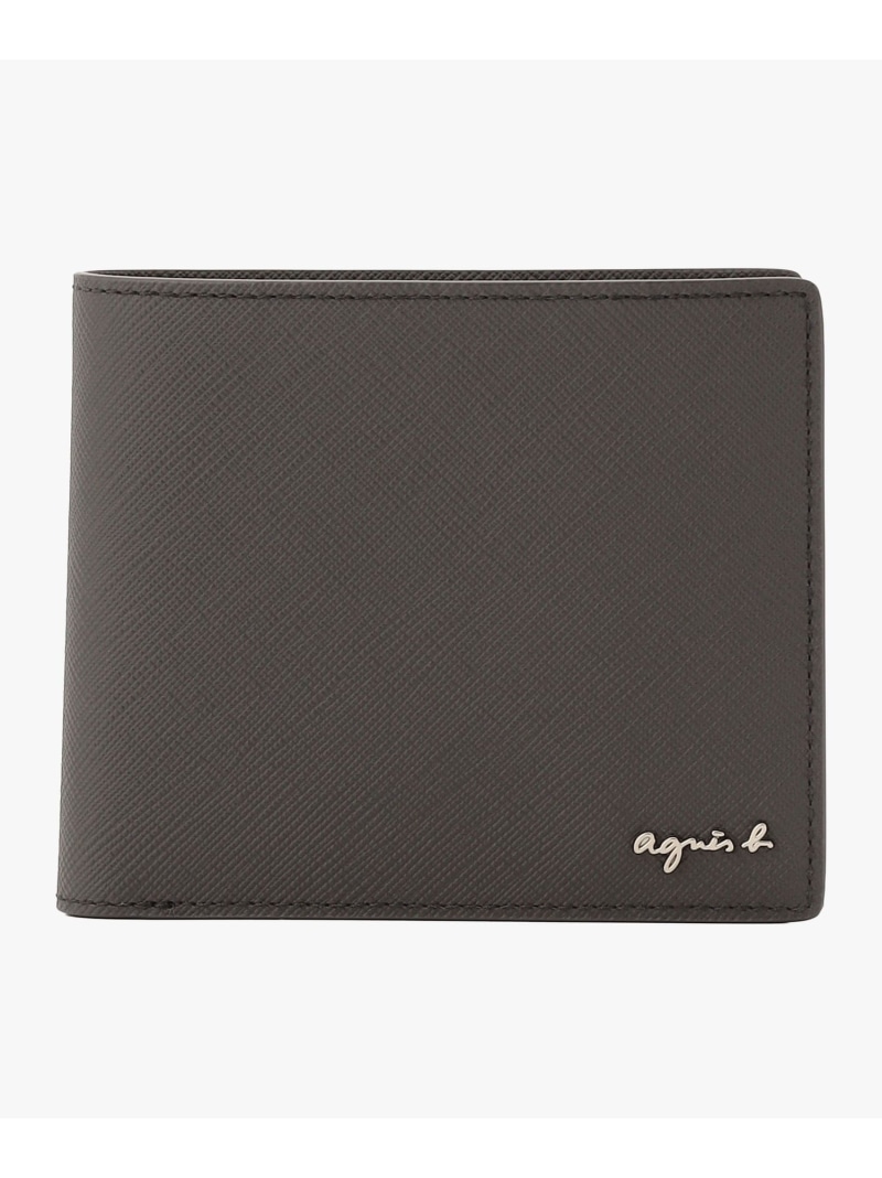 agnes b. VOYAGE レザーウォレット"Simon" MH18-01 アニエスベー 財布・ポーチ・ケース 財布 グレー【送料無料】| Fashion Men