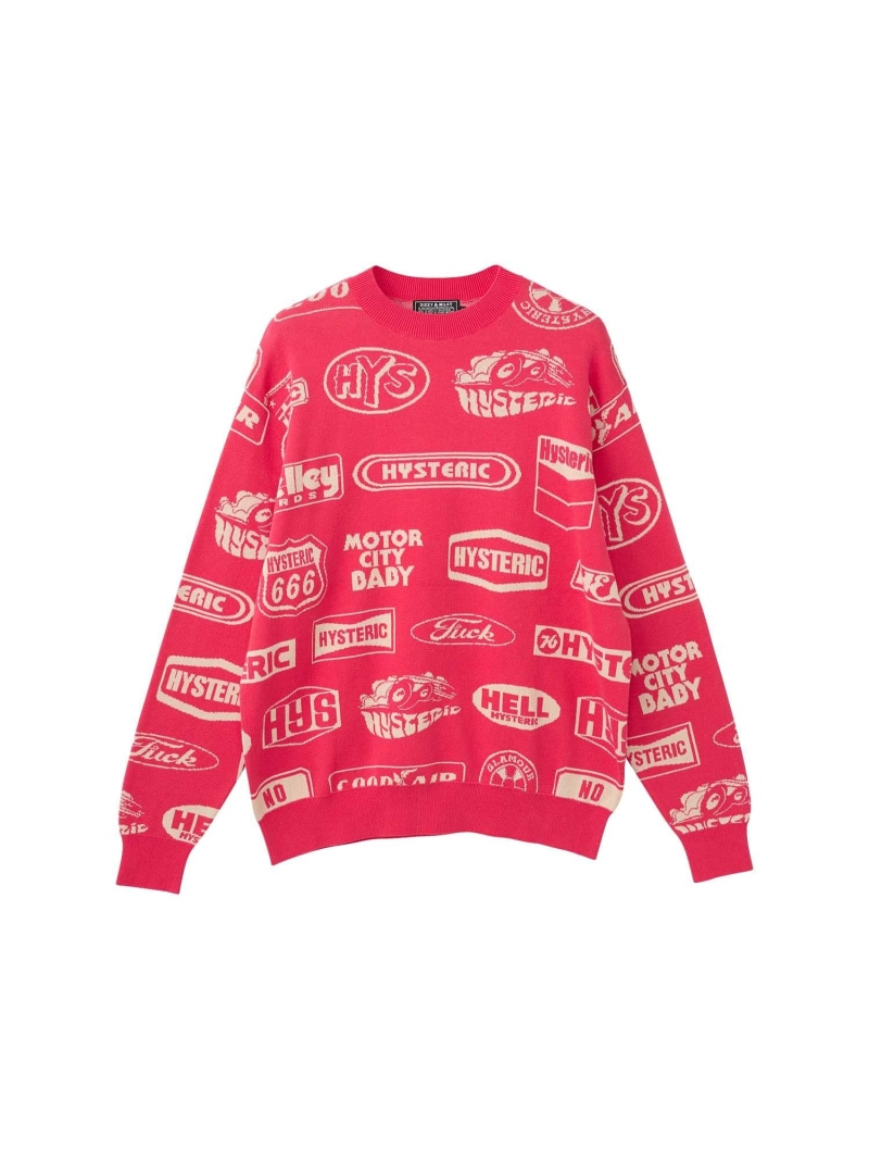 楽天市場】HYSTERIC GLAMOUR DEVIL MADE ME DO IT編込 セーター