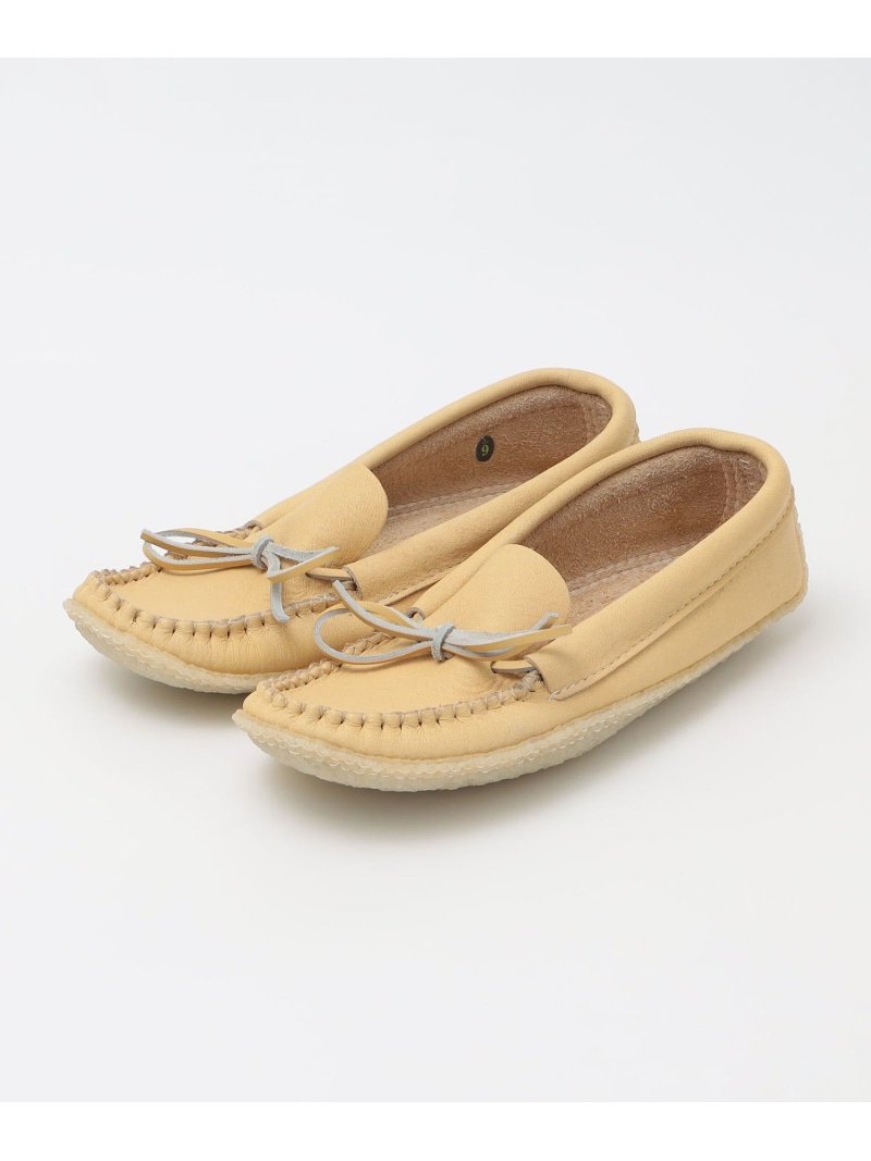 SHIPS MEN BASTIEN: MOOSE MOCCASIN シップス シューズ・靴 モカシン・デッキシューズ 黒いこと ベージュ【貨物輸送無料】