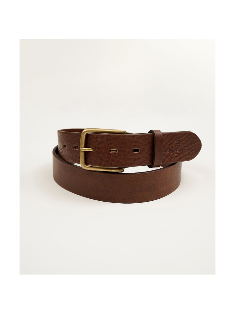 Nigel Cabourn MAN / スタッズディテールベルト ナイジェル・ケーボン 流行り物雑貨 胴締め 赤銅色 黒いこと【貨物輸送無料】
