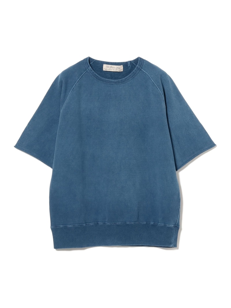 BEAMS PLUS BEAMS PLUS｜【別注】REMI RELIEF / Cut Off Short Sleeve Sweat Indigo｜メンズ トップス 半袖 スウェット｜インディゴ加工 自然な褪色加工｜オーガニックコットン 厚手 裏毛｜ヴィンテージ風｜春夏 ビームス メン トップス スウェット・トレーナー 【送料無料】｜ Fashion Men 13,490円