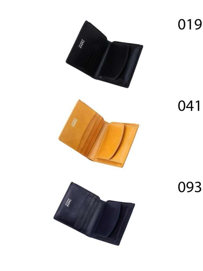 代引き手数料無料 Takeo Kikuchi イタリアンレザー 二つ折りサイフ タケオキクチ 財布 小物 財布 ブラック ブラウン ネイビー 流行に Hughsroomlive Com