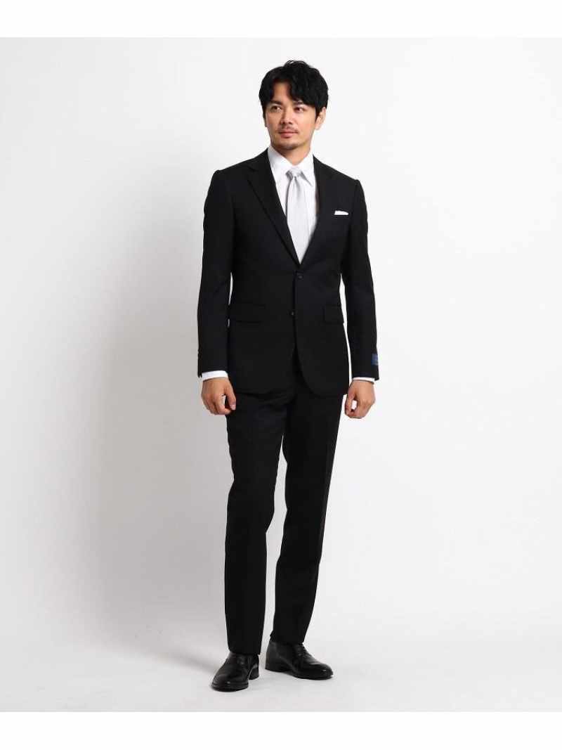 Takeo Kikuchi Sサイズ サージ スーツ タケオキクチ ビジネス フォーマル スーツ ブラック ネイビー 送料無料 Iconnect Zm