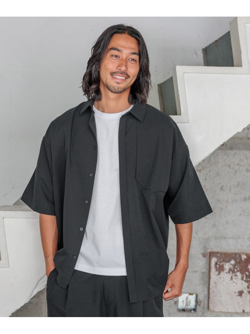【SALE／30%OFF】HEREIAM 【HEREIAM MEN】COOL DOTS SH ベイフロー トップス シャツ・ブラウス ブラック【RBA_E】【送料無料】 6,653円
