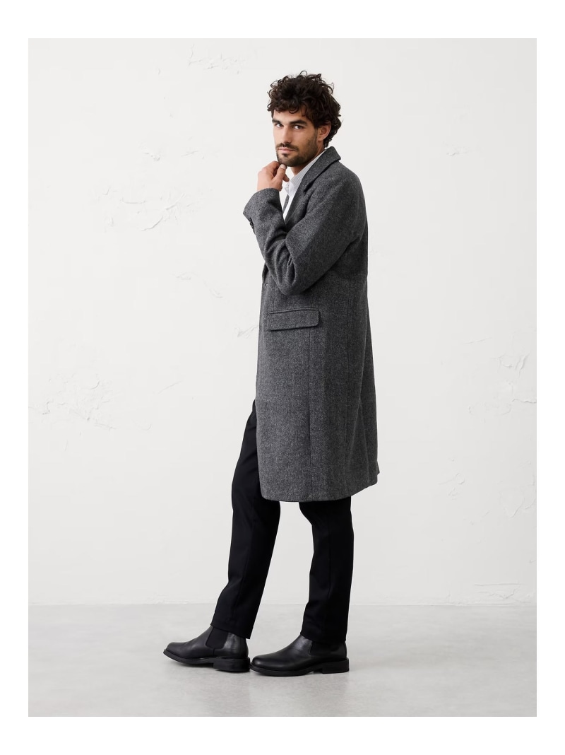 バナナ・リパブリック ヘリンボーン イタリアンメルトン トップコート 楽天市場】【SALE／64%OFF】BANANA REPUBLIC (M)ヘリンボーン