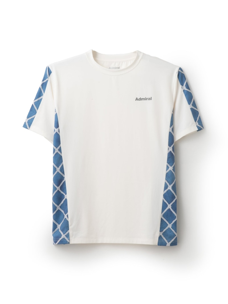 Admiral サイドライングラフィックTEE ATMA503 アドミラル 運動競技・アウトドア設備 トレーニング・フィットネス設備 白いこと 黒いこと オレンジ色 米国海軍 薄墨色【貨物輸送無料】