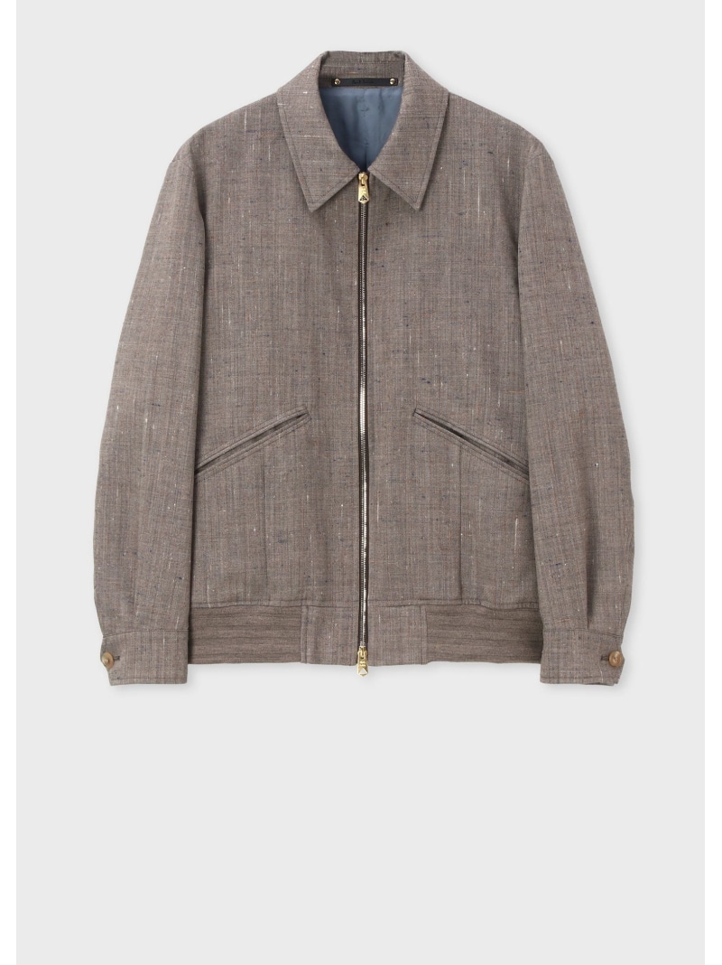 Paul Smith サマーネップツィード ブルゾン ポール・スミス ジャケット・アウター その他のジャケット・アウター ベージュ【送料無料】｜ Fashion Men